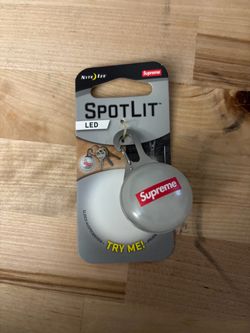 Supreme x Nite Ize SpotLit LED Keychain Light