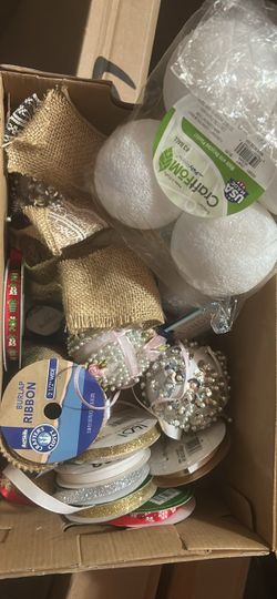 Ornament making supplies