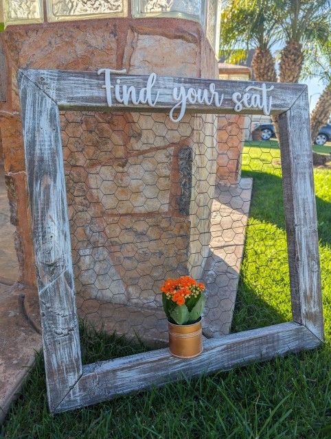 Seating chart Wedding Decor