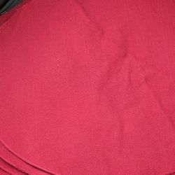 Table Place Mats (6) Burgundy Blood Red 18x14