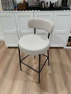 27'' Bar Stools for Kitchen Island. grey