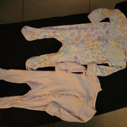 Baby girl sleeper Set