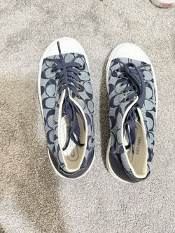 Coach Sneakers Blue Women's Size 8