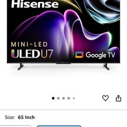 HiSense 65 inch U7 4k UHD (65U7K)