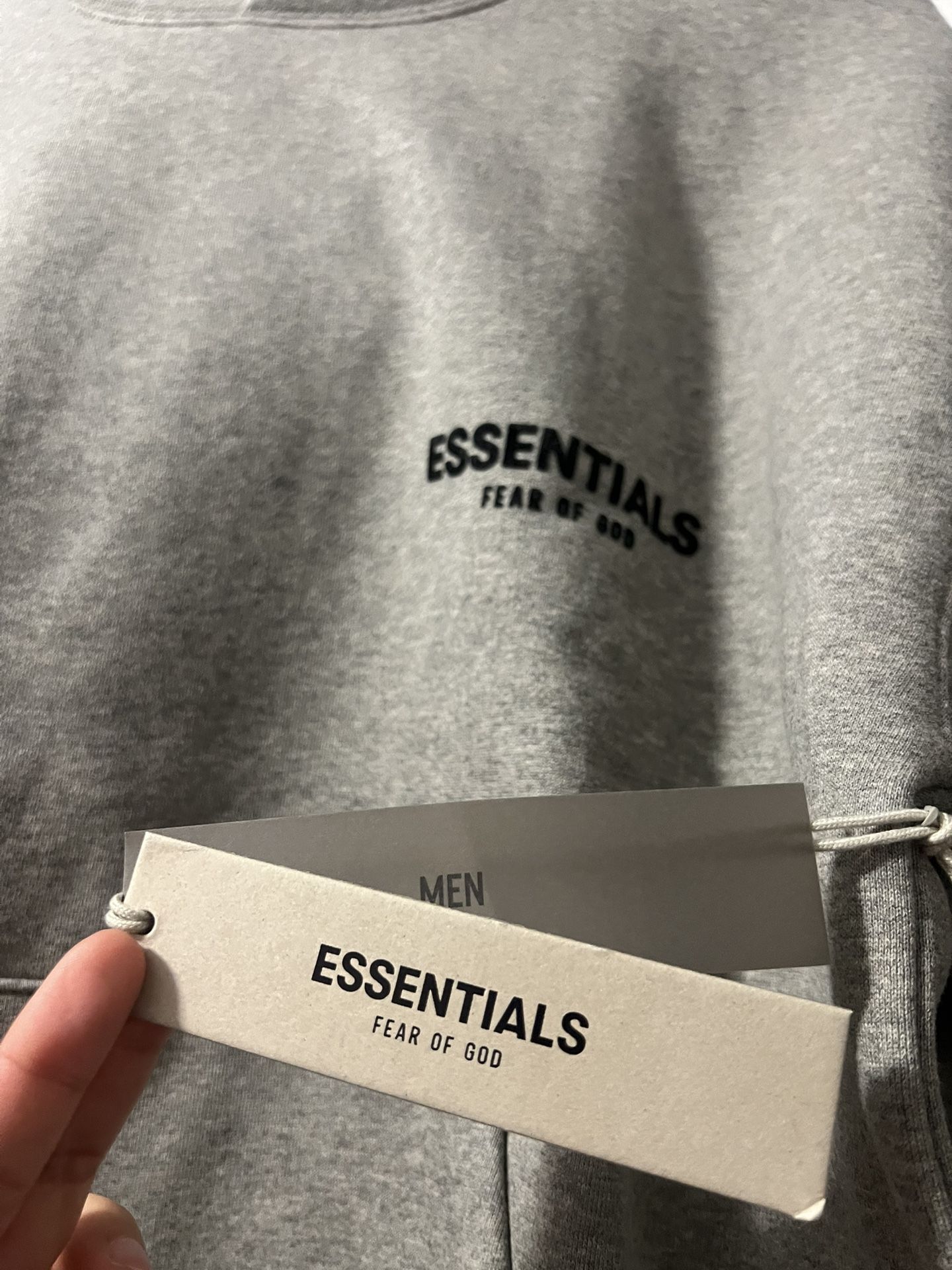 Fear of God Essentials Hoodie in ‘Dark Oatmeal’