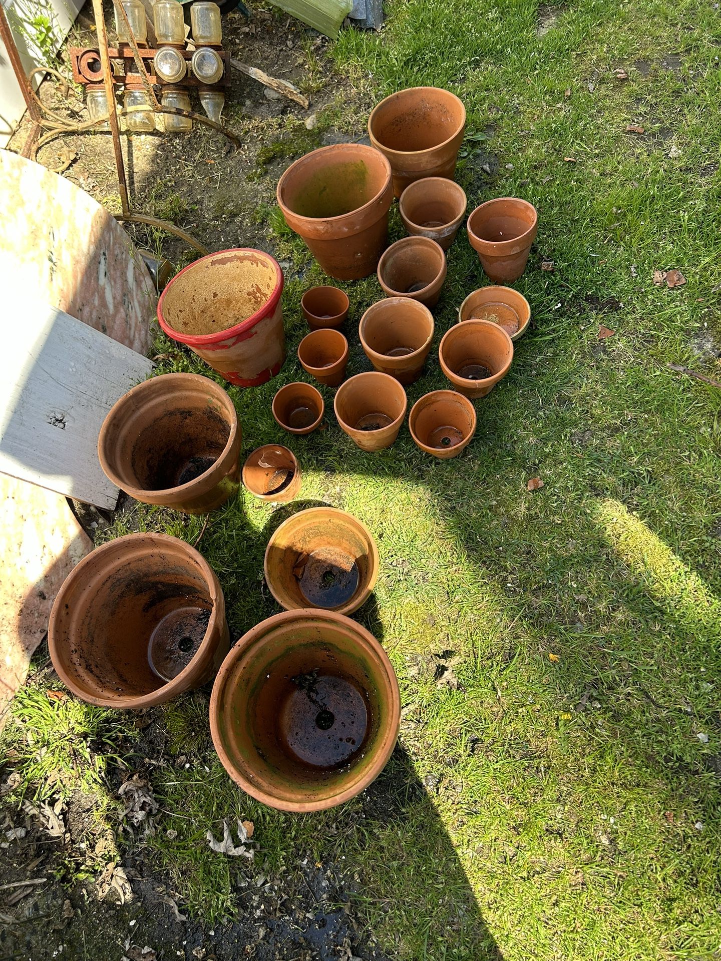 Assorted Terra Cotta Pots 