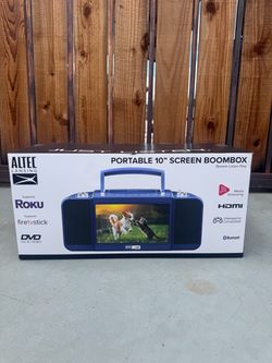 Altec Lansing portable 10” screen BoomBox
