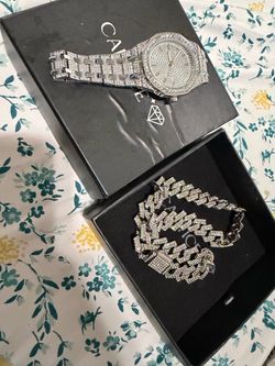 Cartice watch and chain