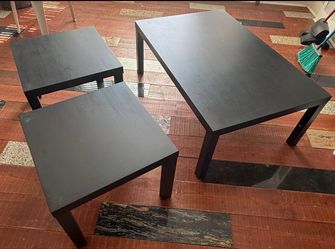 IKEA lack series coffee table 3 piece set