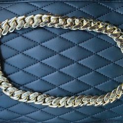 Real Gold Cuban Link Chain - Heavy 18mm 20in Cuban Link Chain, Gold plated men’s statement Necklace