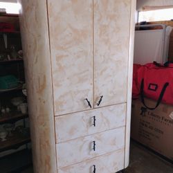 Cabinet Armoire Custom-made Hand Plastered High End One Of A Kind Piece 