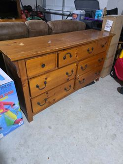 Wood dresser