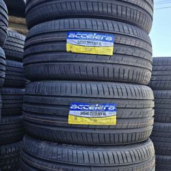 245/40/19 Accelera (4 TIRES NEW) INCLUDED INSTALLATION AND BALANCING (PROMOTION)✅