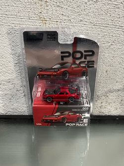 Pop Race x Enigma 1:64 Mazda RX-7 FD35 Widebody Metallic Red PRE003