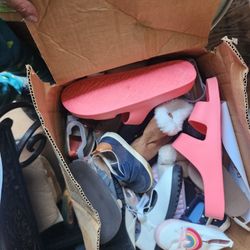 Box Of New Old Navy Shoes