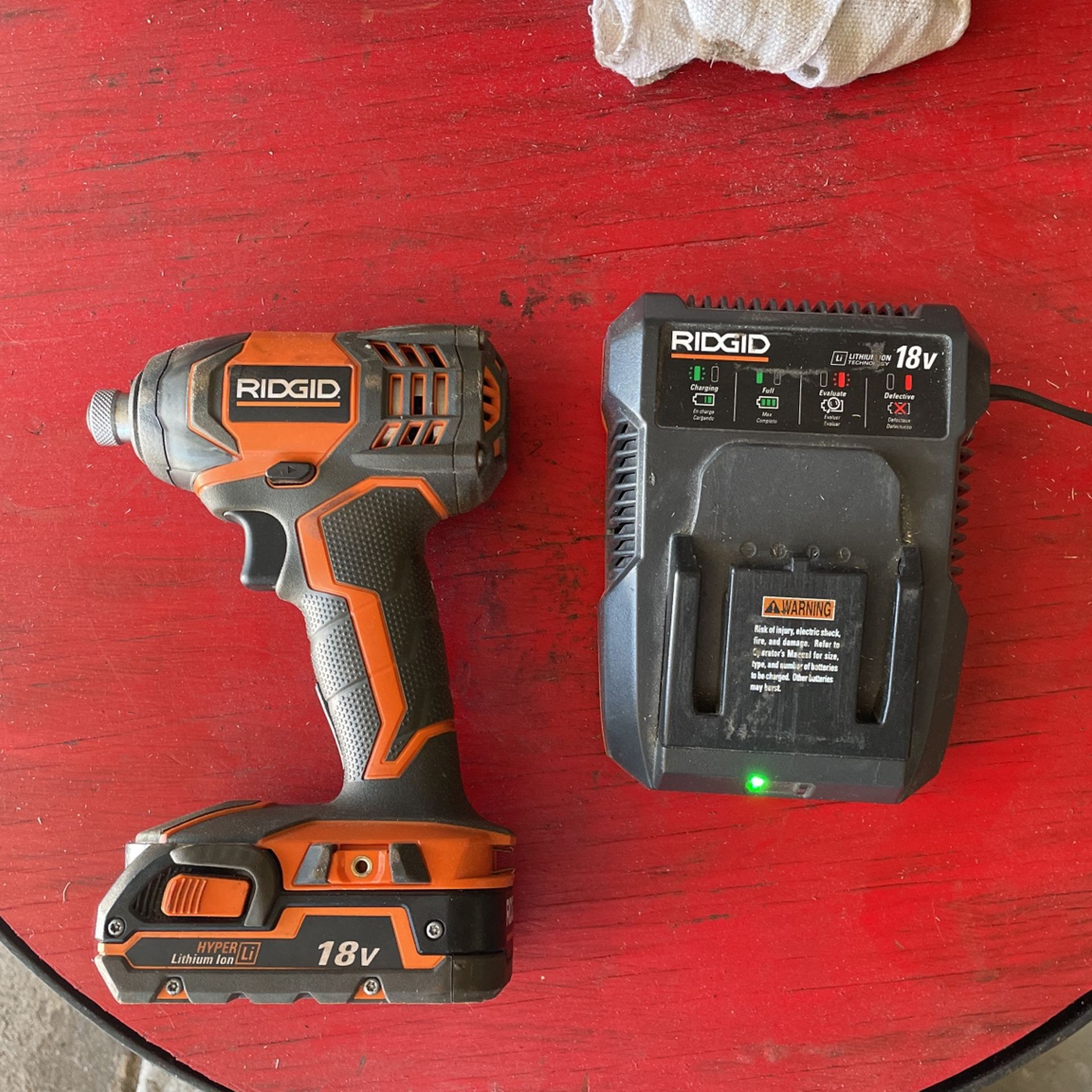 Ridgid 18v  Hammer Drill