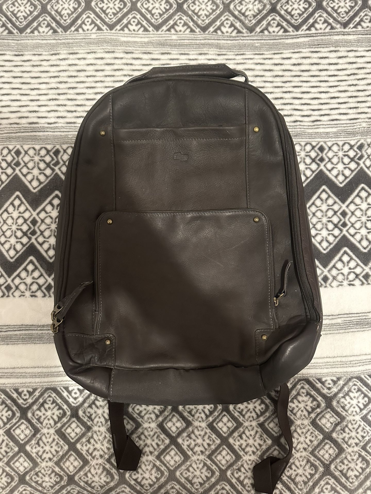 Solo Leather Backpack