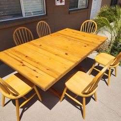 Wooden Dining Table Set 