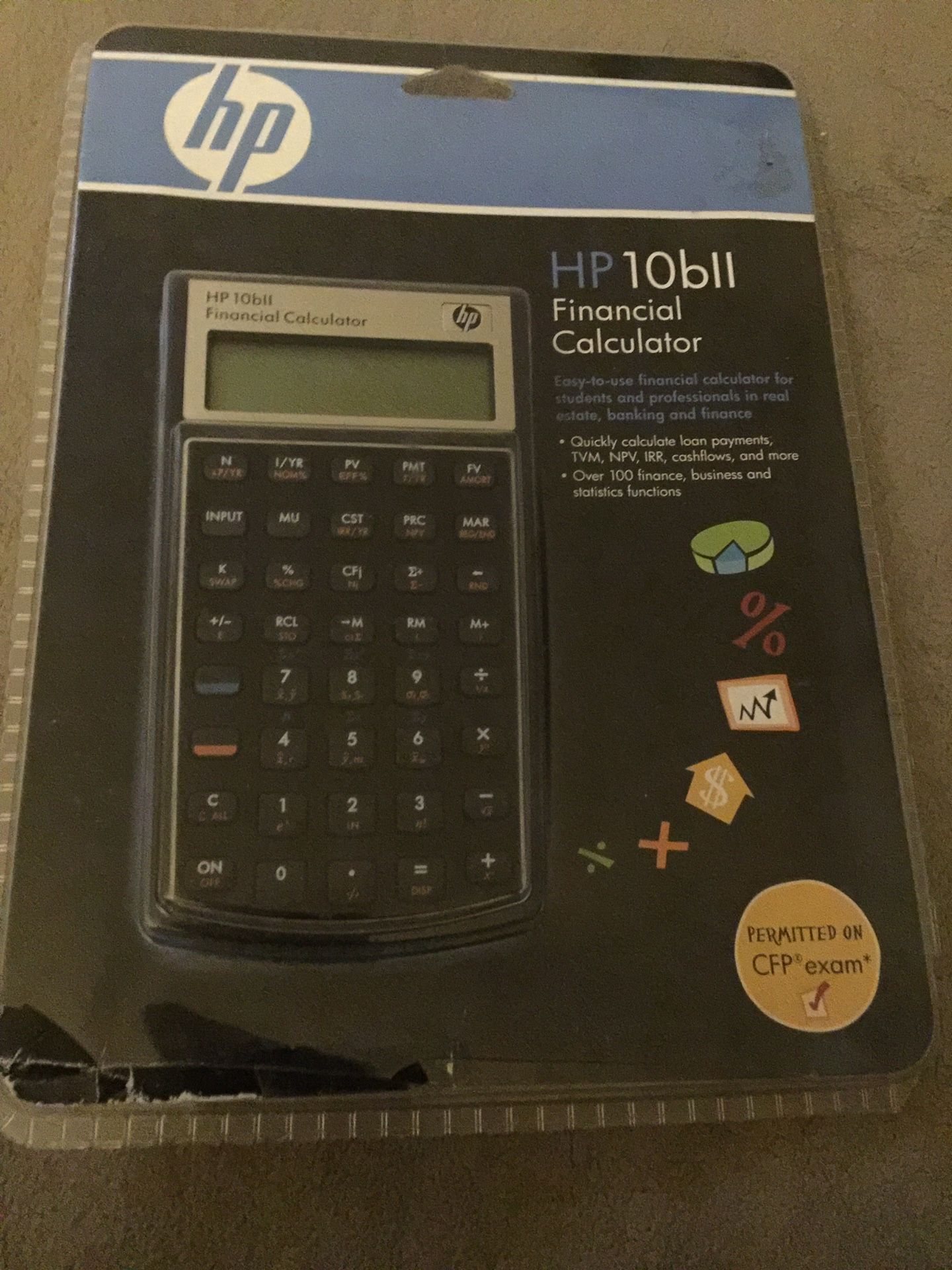 Hp 10bii Financial Calculator Brand New Still In Box For Sale In Indianapolis In Offerup