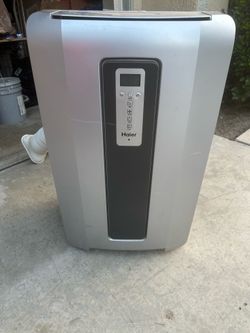 Haier Portable Air Conditioner Dual Hose Complete Setup Ice Cold AC Unit