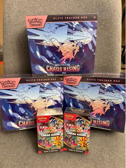 Pokemon Chaos Rising Elite Trainer Box(ETB) And Booster Bundle