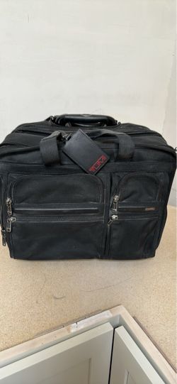 TUMI Alpha  Deluxe Wheeled Carry-On, Laptop Briefcase