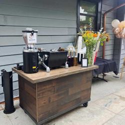 Mobile Coffee Cart/ Carrying Crate
