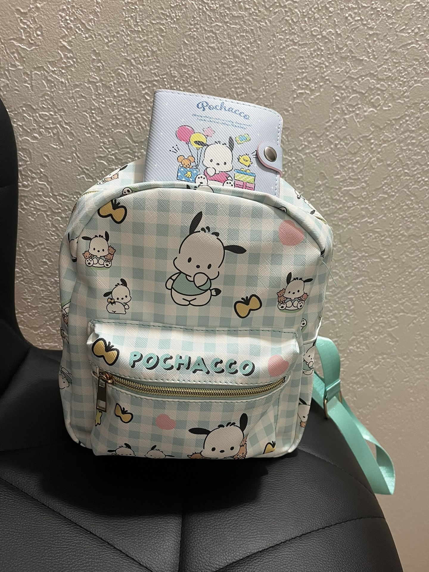 Hello Kitty / Pochacco Backpack With Wallets