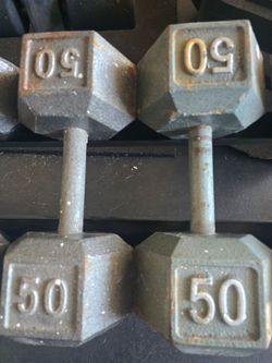 50lbs Dumbbells