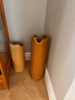 3 Huge Wax candles