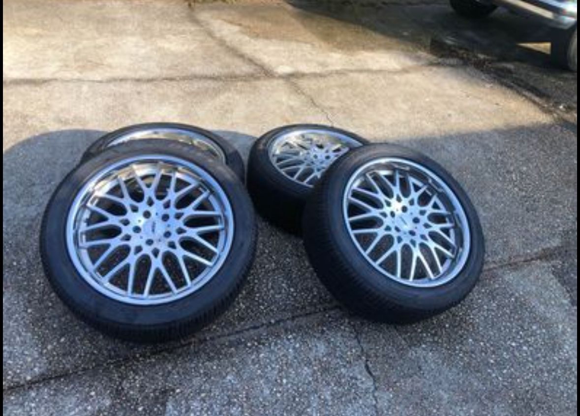 21” TSW rims with Bridgestone Dueler tires