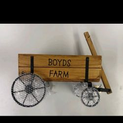 BOYDS FARM WOODEN WAGON