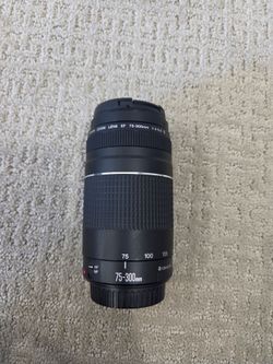 NEW Canon EF 75-300mm camera lens!