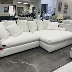 White Sectional 