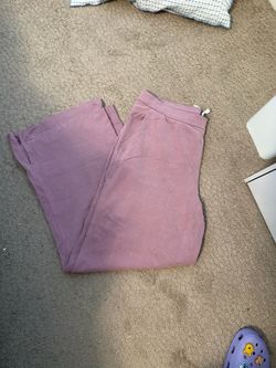 Pink/Mauve Sweatpants with Drawstring size XL LULULEMON