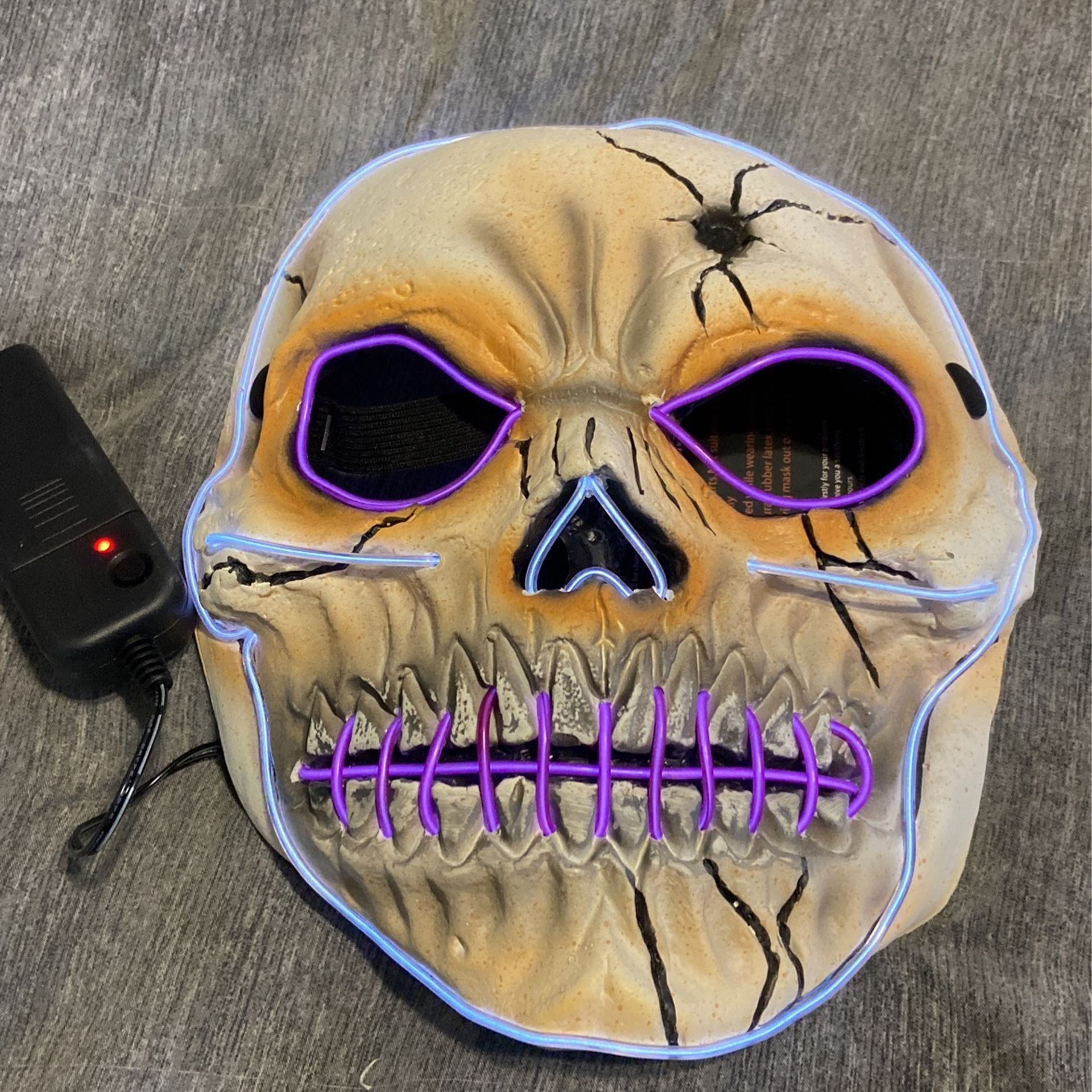 Skeleton Light Up Halloween Mask