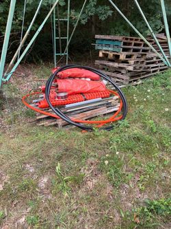 15 Metal T-Post and 300 LF of orange silt fence