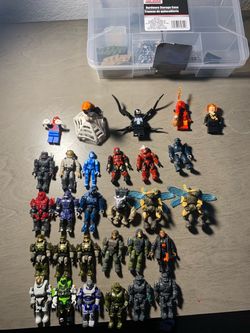 Mega Construx Halo & Marvel Minifigures Lot