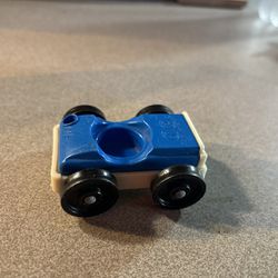 Fisher Price Little People Blue White Car Hitch C Hook  1968