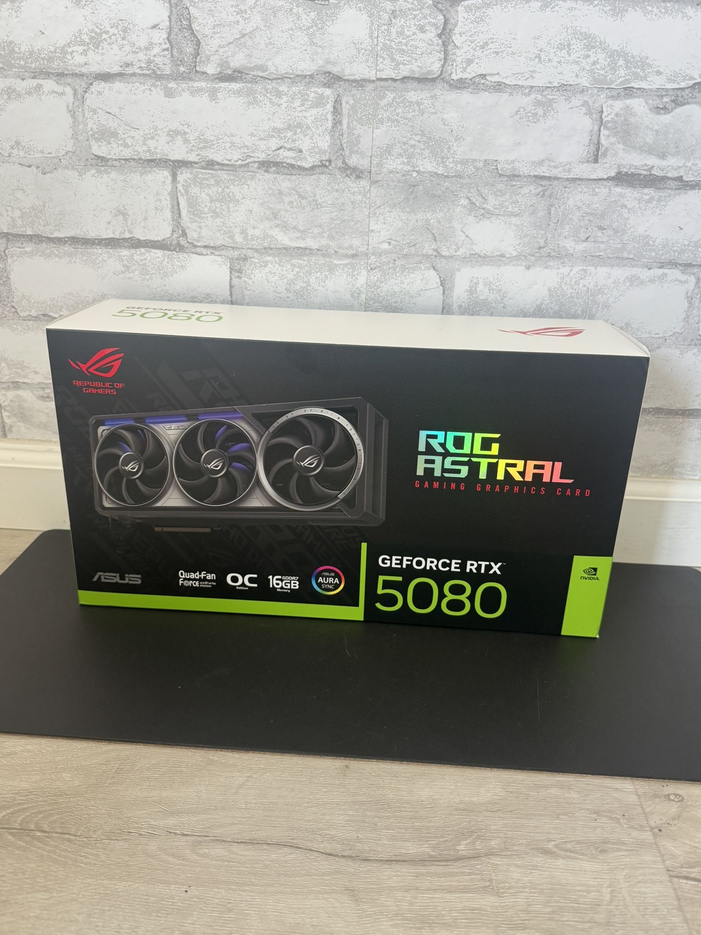 ASUS ROG Astral GeForce RTX™ 5080 OC Edition Gaming Graphics Card [New][Sealed]