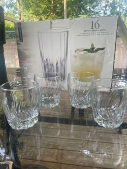 8 Double Old Fashioned cocktail glasses
