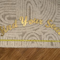 Gold Wooden “Find Your Seat” Header for Wedding Seating Chart Sign (Pacific Beach)