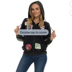 Disney Nightmare Before Christmas Women's Character Full-Zip Hoodie L