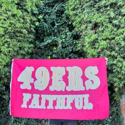 San Francisco 49ers 49ers Faithful 3x5 Flag House Banner 