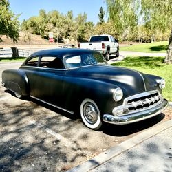 1951 Chevrolet Fleetline Fastback Chop Top Coupe 235 6 Cylinder Automatic Custom Classic Car