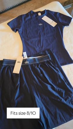 👕👖Alo Women's pant set- Conjunto casual de pantalón y blusa