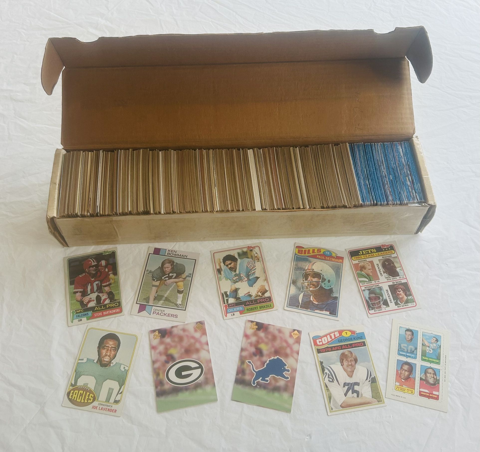 Vintage 1970’s ‘80s ‘90s Football Collector’s Cards (Lot of 750+)