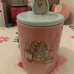 Pusheen The Cat Treat Holder Canister NEW