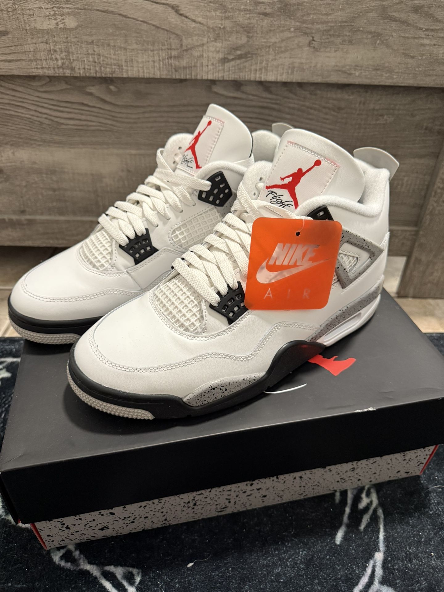 Air Jordan 4 White Cements