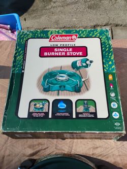 COLEMAN LOW PROFILE SINGLE BURNER STOVE 